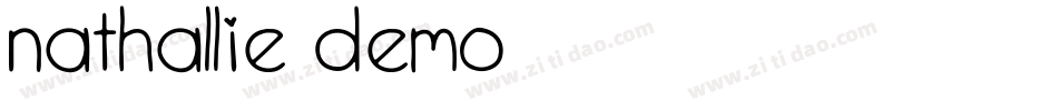 nathallie demo字体转换